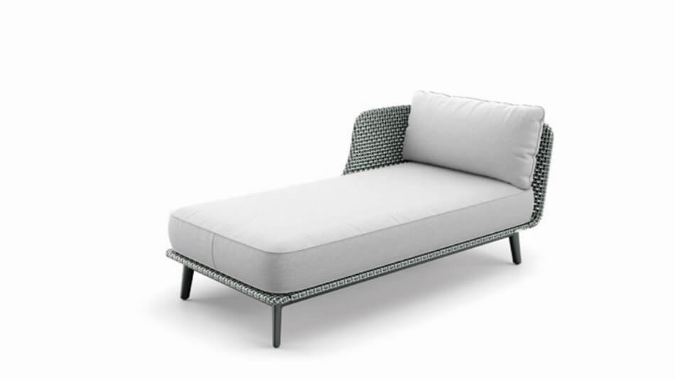 DEDON Mbarq Daybed rechts baltic