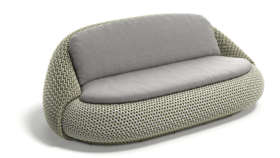 DEDON-ATOLO-2er-Sofa-spring-mist